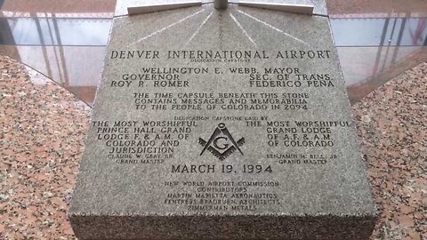 Ron visits Denver's "New World Order" Airport