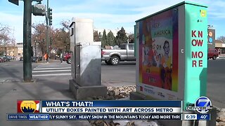'What's that?': Artists use Colfax Ave. utility boxes to raise awareness