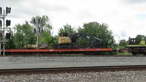 CSX Maintenance Train from Fostoria, Ohio August 29, 2020
