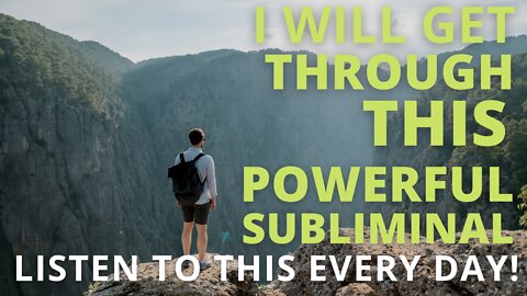 Powerful Subliminal For Hard Times (Relaxing Music) [Awaken The Champion In You] Listen Every Day!