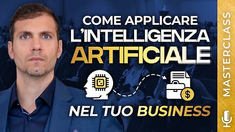 Come applicare l'Intelligenza Artificiale nel tuo business | LIVE Masterclass