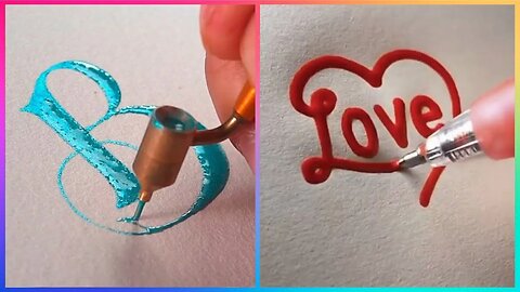 Satisfying Calligraphy That Will Relax You Before Sleep ▶3