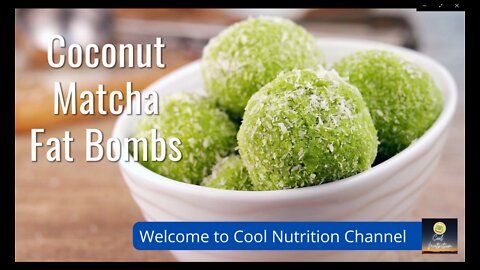Keto Coconut Matcha Fat Bombs Recipe