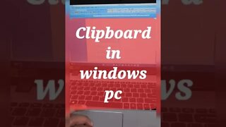 Clipboard in windows pc #shorts #youtubeshorts