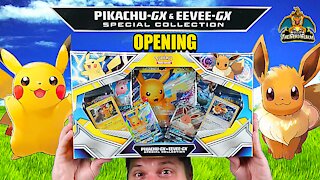Pikachu GX & Eevee GX Special Collection | Pokemon Cards Opening