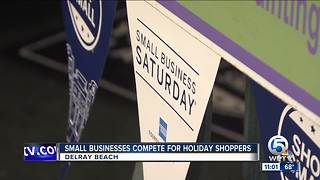 Small businesses compete for holiday shoppers