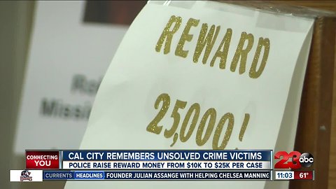 Cal City remembers unsolved crime victims