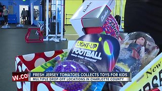 Fresh Jersey Tomatoes holds third annual toy drives for Charlotte County Kids