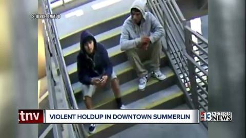 Police warn of armed robbers in Summerlin parking garage