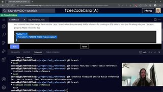 Learn Git by Building a SQL Reference Object | FreeCodeCamp