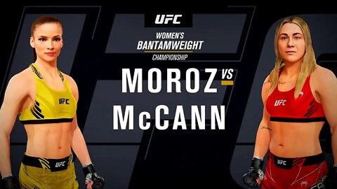 EA Sports UFC 4 Gameplay Molly McCann vs Maryna Moroz