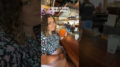 FLAVORS OF FLORIDA #disneysprings #disneyvlog #travelvlog #travelcouple #orlandofoodie #disneyfood