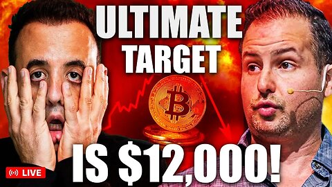 Bitcoin Could Bottom at $12,000 OR LOWER! (Here's WHY) | Gareth Soloway