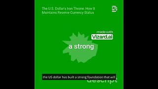 The U.S. Dollar: King of Currencies 4 of 4