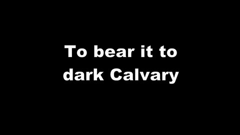 The Old Rugged Cross Karaoke Instrumental Lyrics in G, Page 228