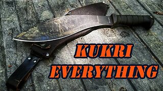 Ka Bar Kukri is GREAT for Trail Clearing