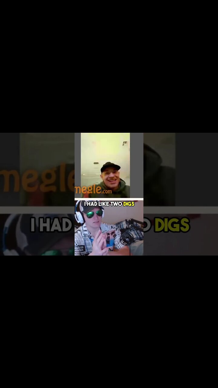 Omegle girl big dick reaction