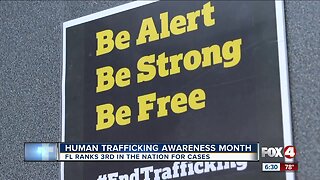 Florida ranks third in the U.S. for human trafficking cases