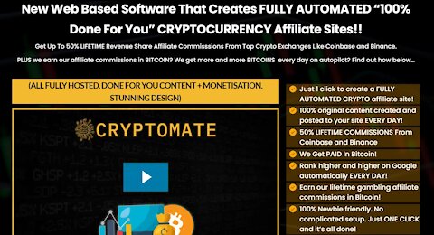How To Create Fully Automated Cryptocurrency Affiliate Sites