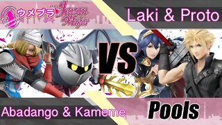 Abadango & Kameme vs. Laki & Protobhanam - Wii U Doubles Pools - Umebura Japan Major