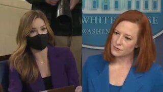 Fox Reporter CLASHES with Jen Psaki After Press Sec Arrogantly Dismisses Her Questions
