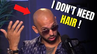 Andrew Tate on Being Bald👨‍🦲 #baldness #hairtransplant #hairline