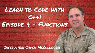 Learn Programming in C++ for Beginners - Episode 4 - Functions