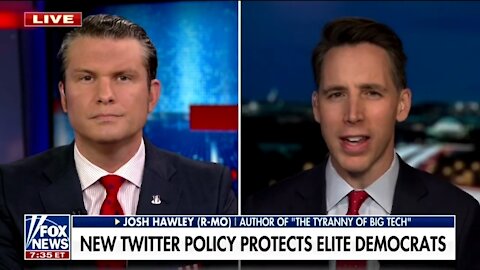 Sen Hawley: Twitter Is Giving Us Another Big Tech Robber Baron