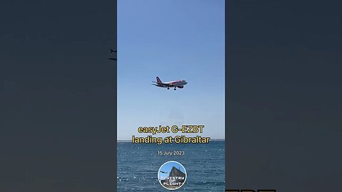 Plane Landing Next to the Beach