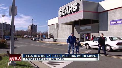 Sears, Kmart locations to close in Tampa