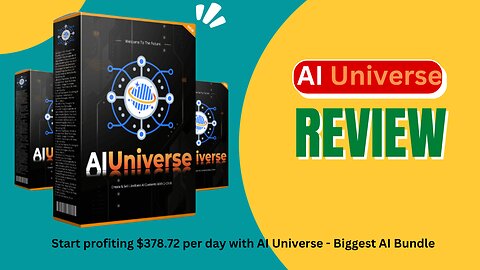 Start profiting $378.72 per day with AI Universe "Demo Video"- Biggest AI Bundle