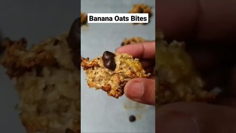 Banana Oats Bites