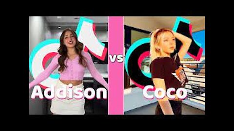 Addison Rae Vs Coco Quinn TikTok Dances Compilation