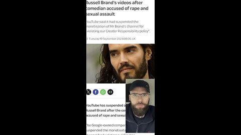 Russel Brand BANNED from YouTube