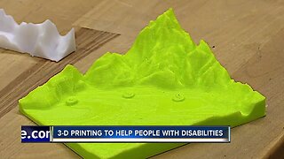3-D printing lab helps people with visual impairments