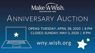 Make A Wish having "Anniversary Auction" online