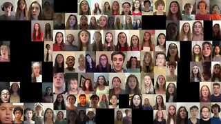WATCH: 137 local high schoolers virtually come together to sing