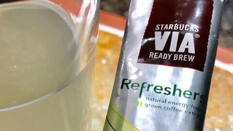 Drinking extremely expired Starbucks Via Cool Lime Refreshers powdered drink