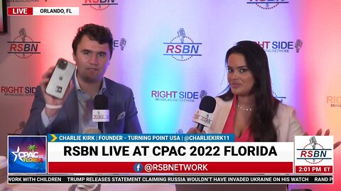 TPUSA Founder Charlie Kirk Full Interview with RSBN's own Liz Willis at CPAC 2022 in Orlando