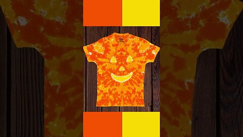 Tie Dye Jack-O'-Lantern T-Shirt #shorts