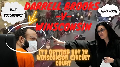 #DarrellBrooks is on TRIAL representing HIMSELF following the Waukesha Massacre -- GUESS WHO'S MAD?