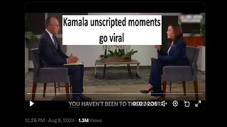 Kamala off script sound bits go viral