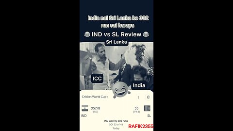 IND vs SL CRICKET MATCH