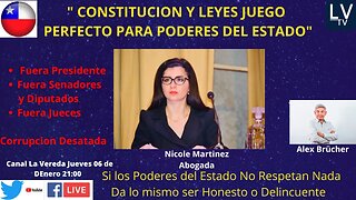 Constitucion y Leyes "Juego Perfecto de Poderes del Estado"