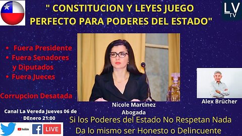 Constitucion y Leyes "Juego Perfecto de Poderes del Estado"