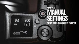 Why do PRO Photographers use Manual Settings?