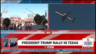 Trump Force One Makes Its First Public Appearance