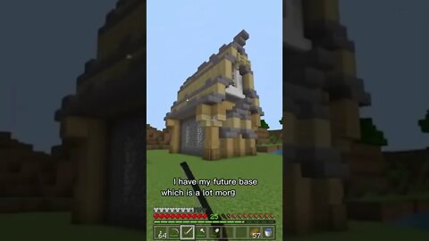 FUTURE BASE IN MINECRAFT shorts minecraft howto