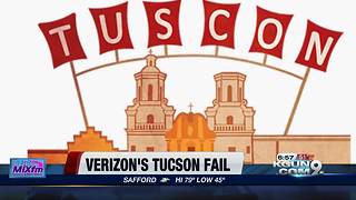 Verizon's messaging app misspells Tucson