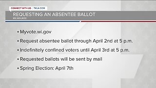 The deadline to request an absentee ballot for next week's election is this Thursday